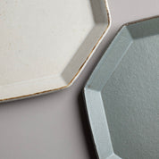 Jyuzan Angle Plate 18.5cm - Olive