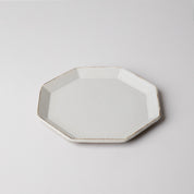 Jyuzan Angle Plate 18.5cm - Vanilla